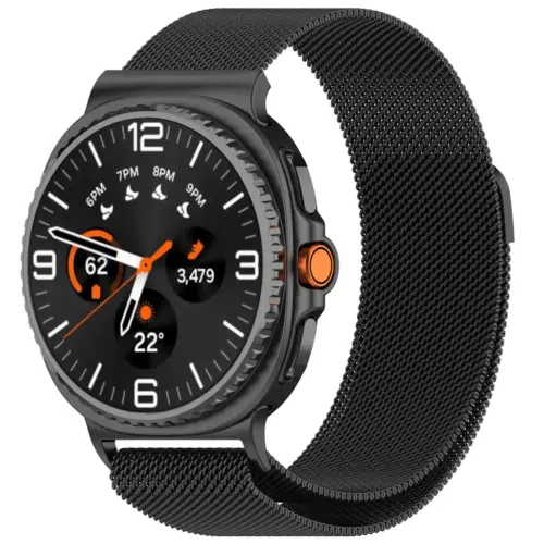 Ремінець до смарт-годинника Armorstandart Milanese Magnetic Samsung Watch 8 / 8 Classic (20x113 mm) Black (ARM87358)