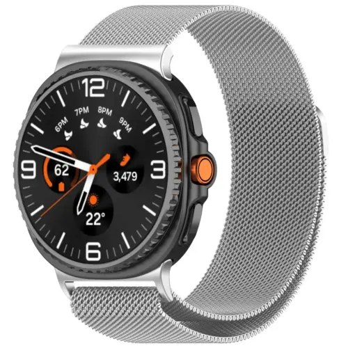 Ремінець до смарт-годинника Armorstandart Milanese Magnetic Samsung Watch 8 / 8 Classic (20x113 mm) Silver (ARM87361)