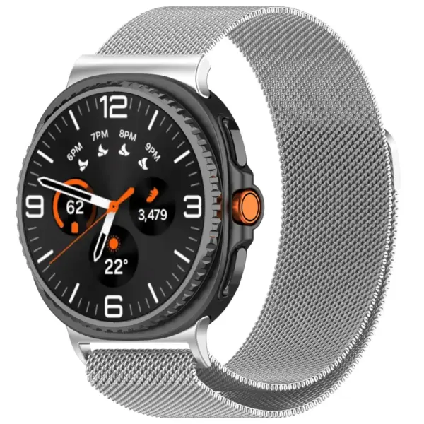 Ремінець до смарт-годинника Armorstandart Milanese Magnetic Samsung Watch 8 / 8 Classic (20x113 mm) Silver (ARM87361)