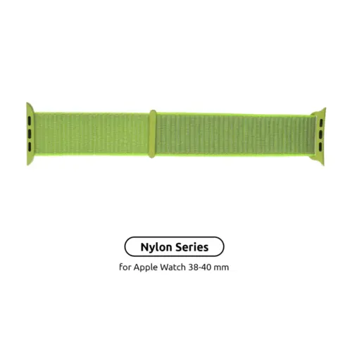 Ремінець до смарт-годинника Armorstandart Nylon Band для Apple Watch 42 (Series 11-10)/41/40/38 Light Green (ARM57849)