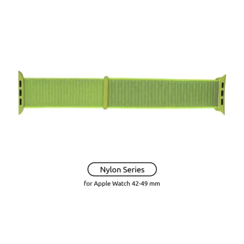 Ремінець до смарт-годинника Armorstandart Nylon Band для Apple Watch 49/46/45/44/42 (Series 1-3) Light Green (ARM57858) Ремінець до смарт-годинника Armorstandart Nylon Band для Apple Watch 49/46/45/44/42 (Series 1-3) Light Green (ARM57858)