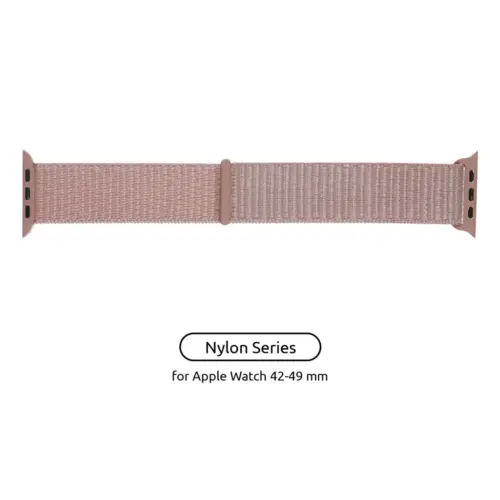 Ремінець до смарт-годинника Armorstandart Nylon Band для Apple Watch 49/46/45/44/42 (Series 1-3) Pink Sand (ARM56052) Ремінець до смарт-годинника Armorstandart Nylon Band для Apple Watch 49/46/45/44/42 (Series 1-3) Pink Sand (ARM56052)