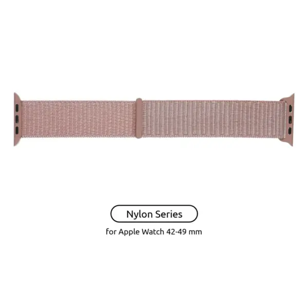 Ремінець до смарт-годинника Armorstandart Nylon Band для Apple Watch 49/46/45/44/42 (Series 1-3) Pink Sand (ARM56052)