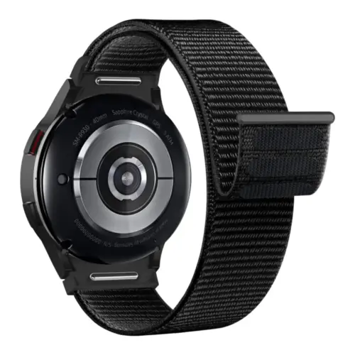 Ремінець до смарт-годинника Armorstandart Nylon Band для Samsung Galaxy Watch 7 / FE / 6 / 6 Classic / 5 / 5 Pro / 4 / 4 Classic Black (ARM86847)