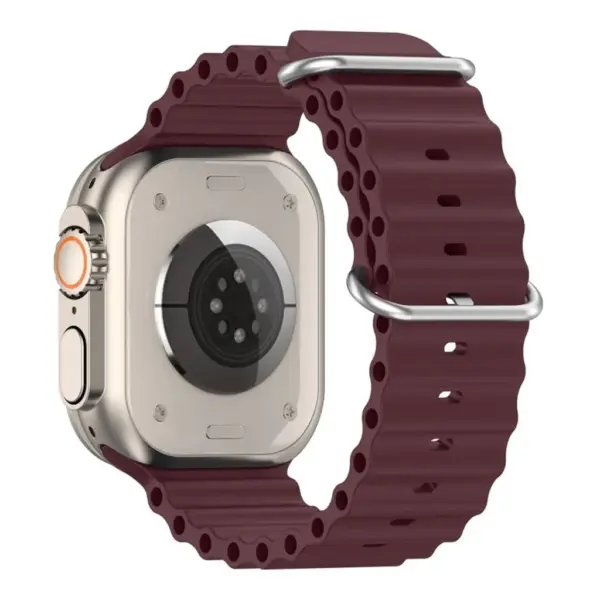 Ремінець до смарт-годинника Armorstandart Ocean Band для Apple Watch 42 (Series 11-10)/41/40/38 Wine Red (ARM74241)