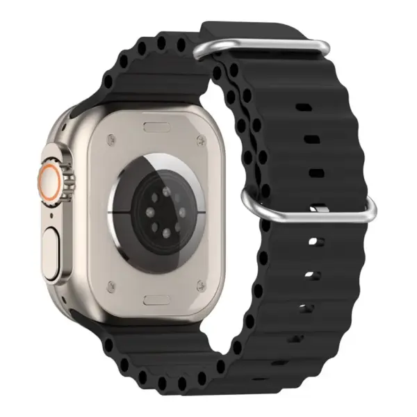 Ремінець до смарт-годинника Armorstandart Ocean Band для Apple Watch 49/46/45/44/42 (Series 1-3) Black (ARM74244) Ремінець до смарт-годинника Armorstandart Ocean Band для Apple Watch 49/46/45/44/42 (Series 1-3) Black (ARM74244)