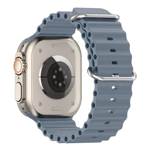 Ремінець до смарт-годинника Armorstandart Ocean Band для Apple Watch 49/46/45/44/42 (Series 1-3) Stone Lotus Blue (ARM74247)