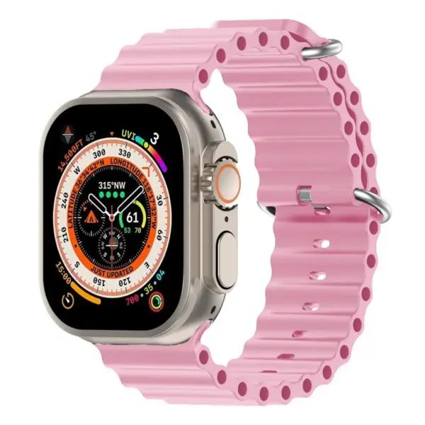 Ремінець до смарт-годинника Armorstandart Ocean Band для Apple Watch 49/46/45/44/42 (Series 1-3) Vintage Rose (ARM74248)