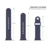 Ремінець до смарт-годинника Armorstandart Sport Band (3 Straps) для Apple Watch 42 (Series 11-10)/41/40/38 Denim Blue (ARM51940)