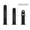 Ремінець до смарт-годинника Armorstandart Sport Band (3 Straps) для Apple Watch 49/46/45/44/42 (Series 1-3) Black (ARM49097)