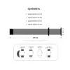 Ремінець до смарт-годинника Armorstandart Sport Band (3 Straps) для Apple Watch 49/46/45/44/42 (Series 1-3) Grey (ARM51950)