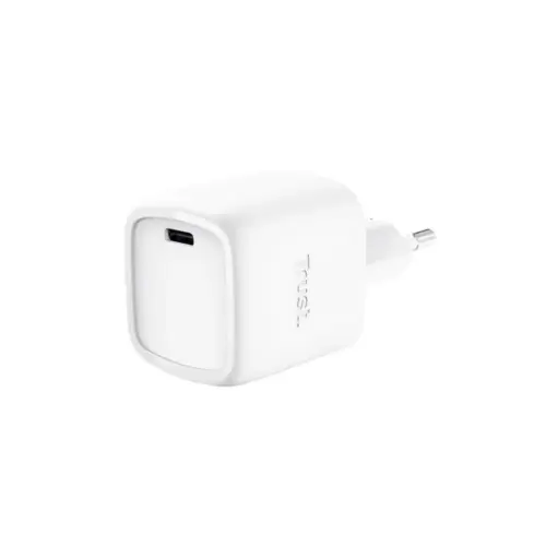 Зарядний пристрій Trust USB-C PD30W GaN white (25520_TRUST)