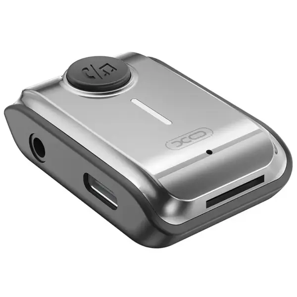Bluetooth трансмітер XO BCC15 Bluetooth V5.3 AUX 3.5 мм/Type-C/TF Grey (BCC15.tarnish)