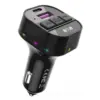 FM модулятор XO BCC17 Car Charger Smart Bluetooth Dual Port PD 30W Чорний (BCC17.black)