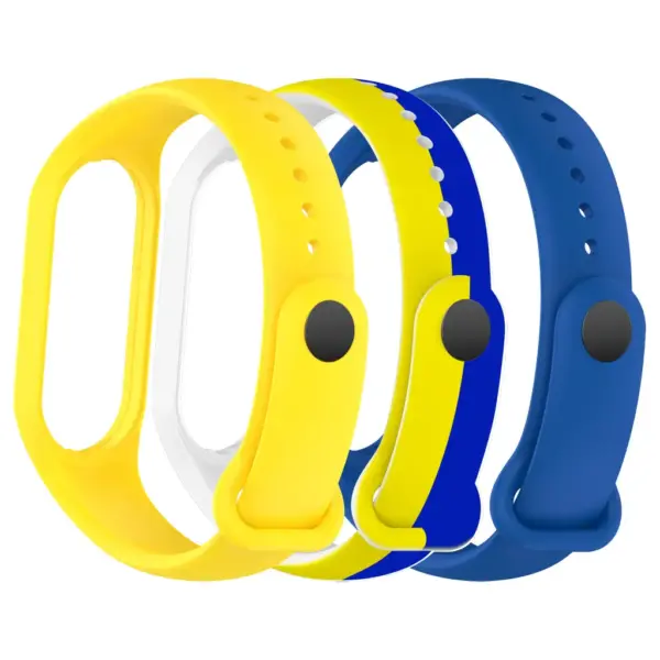 Ремінець до фітнес браслета Armorstandart комплект 3шт Xiaomi Mi Band 4/3 Ukraine (ARM87025)