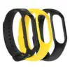 Ремінець до фітнес браслета Armorstandart комплект 3шт Xiaomi Mi Band 7/6/5 New Style Inscription (ARM87044)