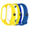 Ремінець до фітнес браслета Armorstandart комплект 3шт Xiaomi Mi Band 7/6/5 New Style Ukraine (ARM75053)