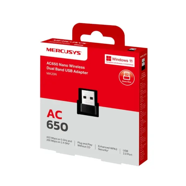 Мережева карта Wi-Fi Mercusys MA20N