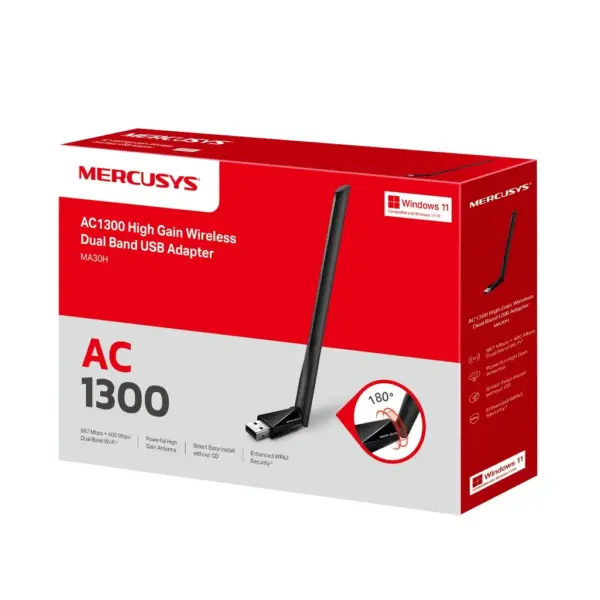Мережева карта Wi-Fi Mercusys MA30H