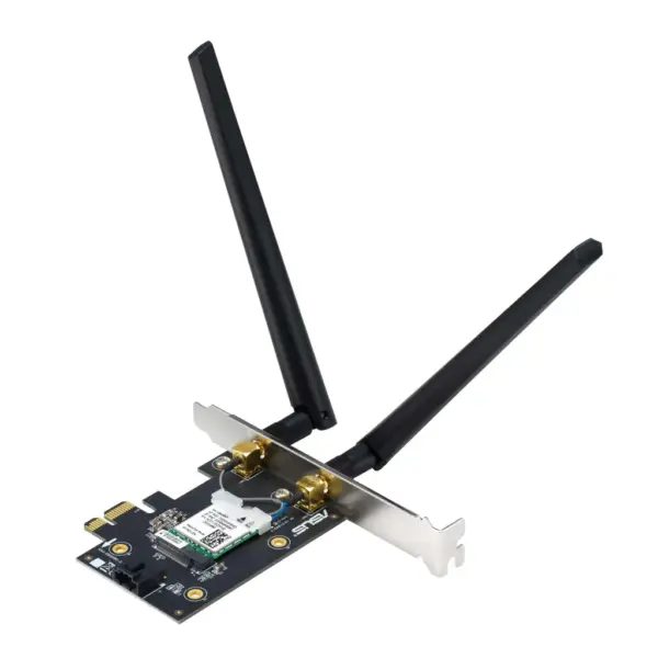 Мережева карта Wi-Fi ASUS PCE-BE6500 (90IG09G0-MO0B00) Мережева карта Wi-Fi ASUS PCE-BE6500 (90IG09G0-MO0B00)