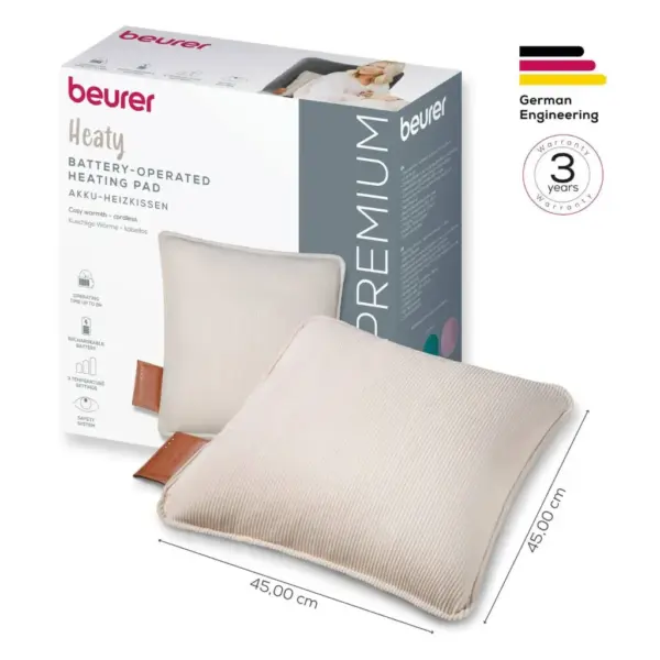 Електрогрілка Beurer HK 77Heaty cashmere-creme Електрогрілка Beurer HK 77Heaty cashmere-creme