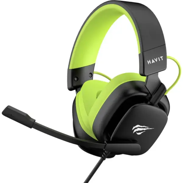 Навушники Havit H2048U USB 7.1 Black/Green (6939119034078)
