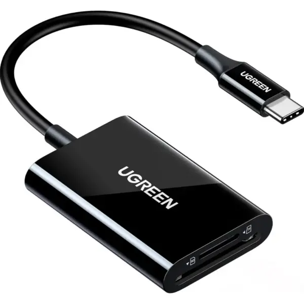 Зчитувач флеш-карт Ugreen USB-C 3.1 to TF/SD CM265 Black (35622)