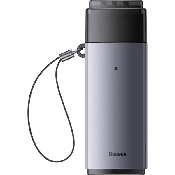 Зчитувач флеш-карт Baseus USB to SD/TF gray (WKQX060013)