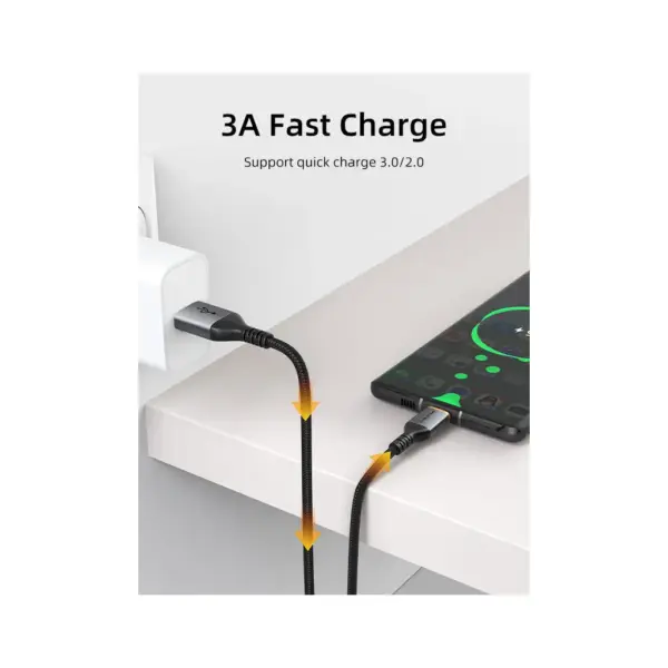 Дата кабель USB 2.0 AM to USB-C 1.5m Cabletime (CA915224)