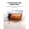 Дата кабель USB-C to USB-C 2.0m PD240W magnetic Cabletime (CA915729)