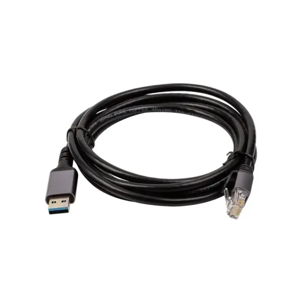 Дата кабель USB AM to RJ45 Ethernet 2.0m CAT6 UTP PowerPlant (CA914982)