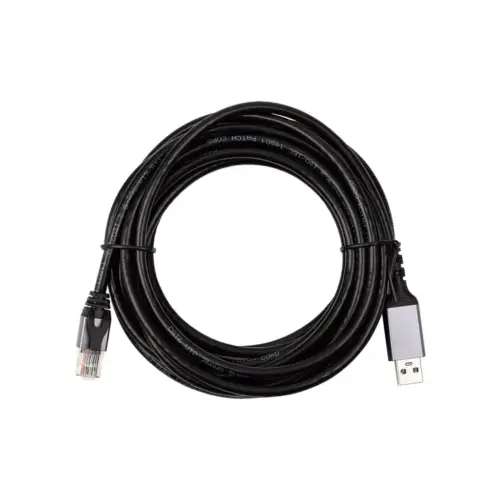 Дата кабель USB AM to RJ45 Ethernet 5.0m CAT6 UTP PowerPlant (CA915002)