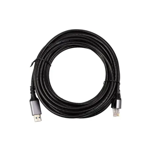 Дата кабель USB AM to RJ45 Ethernet 7.5m CAT6 UTP PowerPlant (CA915019)