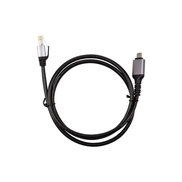 Дата кабель USB-C to RJ45 Ethernet 1.0m PowerPlant (CA914913)