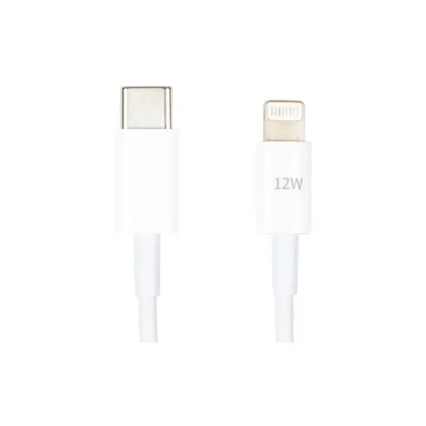Дата кабель USB-C to Lightning 1.0m 12W PowerPlant (CA913275)