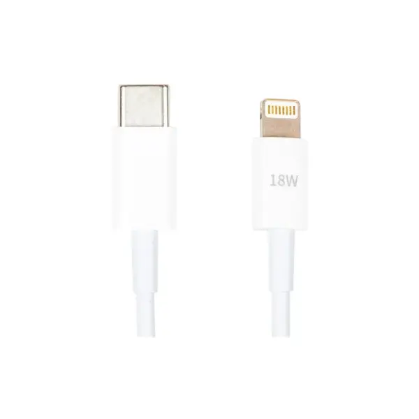 Дата кабель USB-C to Lightning 1.0m 18W PowerPlant (CA913268)