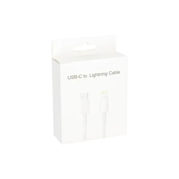 Дата кабель USB-C to Lightning 1.0m 18W PowerPlant (CA913268)