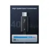 Дата кабель USB-C to USB-C 1.0m Thunderbolt 4 100W (20V/5A) 8K60Hz Cabletime (CA915422)