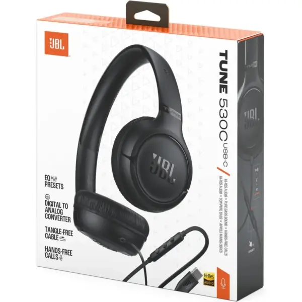 Навушники JBL Tune 530C USB-C Black (JBLT530CBLK) Навушники JBL Tune 530C USB-C Black (JBLT530CBLK)
