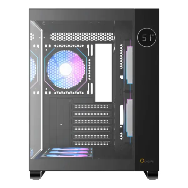 Корпус для ПК OCYPUS IOTA C70 BK ARGB (IOTA-C70-BKD600XX-GL)
