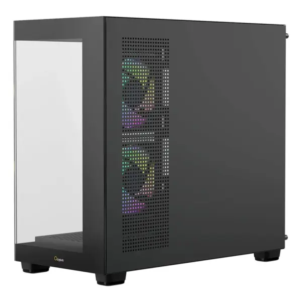 Корпус для ПК OCYPUS GAMMA C52 BK ARGB (GAMMA-C52-BKD300XX-GL)
