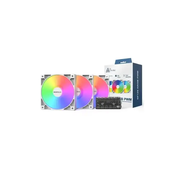 Кулер до корпусу MONTECH GF120 V2 ARGB PWM 3I (GF120 V2 ARGB PWM 3I1(W))