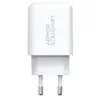 Зарядний пристрій Armorstandart 1xUSB-C PD20W + 1xUSB QC3.0 GaN white (ARM87067)