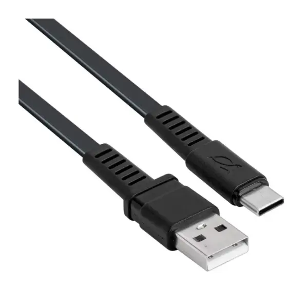 Дата кабель USB 2.0 AM to USB-C 1.2m black RivaCase (PS6002 BK12)