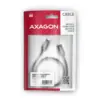 Дата кабель USB-C to USB-C 1.0m USB 2.0 PD 240W 5A black AXAGON (BUCM2-CM10AB)