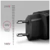 Зарядний пристрій AXAGON 1xUSB + 2xUSB-C 65W QC4+ PD3.0 PPS black (ACU-DPQ65) Зарядний пристрій AXAGON 1xUSB + 2xUSB-C 65W QC4+ PD3.0 PPS black (ACU-DPQ65)