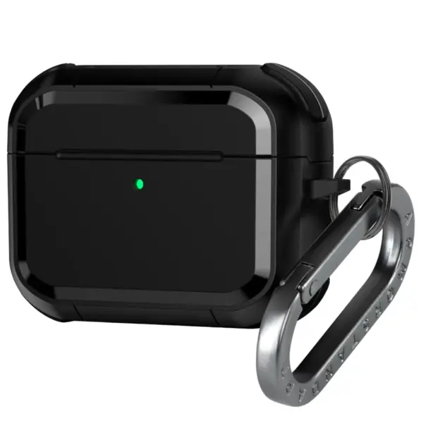 Чохол для навушників Armorstandart Panzer для Apple Airpods Pro 3 Black (ARM88286)