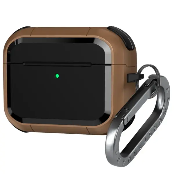 Чохол для навушників Armorstandart Panzer для Apple Airpods Pro 3 Brown (ARM88287) Чохол для навушників Armorstandart Panzer для Apple Airpods Pro 3 Brown (ARM88287)