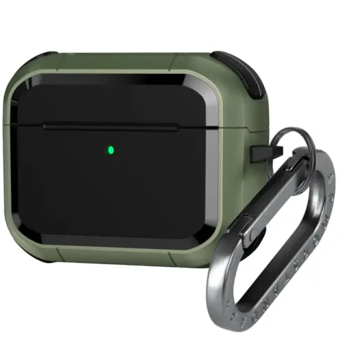 Чохол для навушників Armorstandart Panzer для Apple Airpods Pro 3 Olive Green (ARM88289)