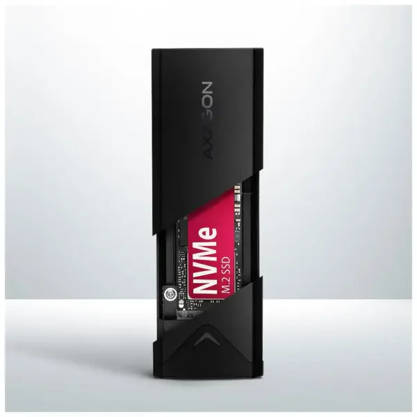 Кишеня зовнішня AXAGON USB-C 10Gbps metal box for M.2 NVMe SSD BLACK ARROW (EEM2-UB2)